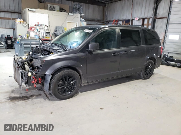 2019 Dodge Grand Caravan GT with VIN 2C4RDGEG9KR694822, listed as a Copart auction lot 50959695 with 121,697 mi miles and Salvage Title. Bid and sale history available at DreamBid. Image 1.