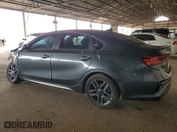 2021 Kia Forte GT-Line with VIN 3KPF34AD9ME290696, listed as a Copart auction lot 49180685 with 55,136 mi miles and Salvage Title. Bid and sale history available at carsss.com. Image 2.