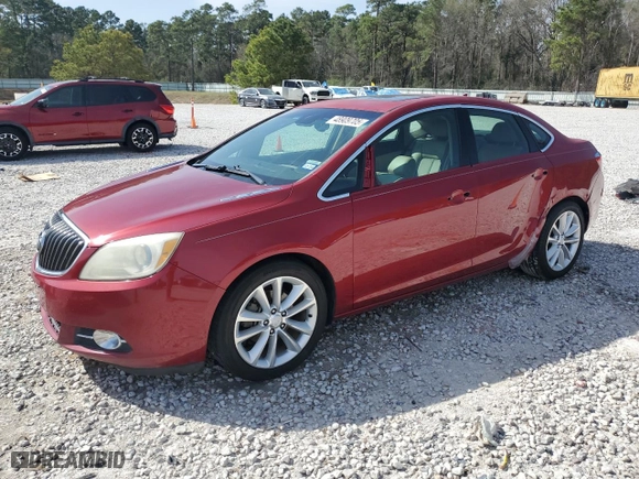 2012 Buick Verano Convenience Group with VIN 1G4PR5SK1C4153298, listed as a Copart auction lot 48909705 with 195,832 mi miles and Salvage Title. Bid and sale history available at carsss.com. Image 1.