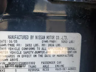 2006 Infiniti M45 Sport with VIN JNKBY01E56M203302, listed as a Copart auction lot 85528514 with 199,489 mi miles and Salvage Title. Bid and sale history available at carsss.com. Image 13.