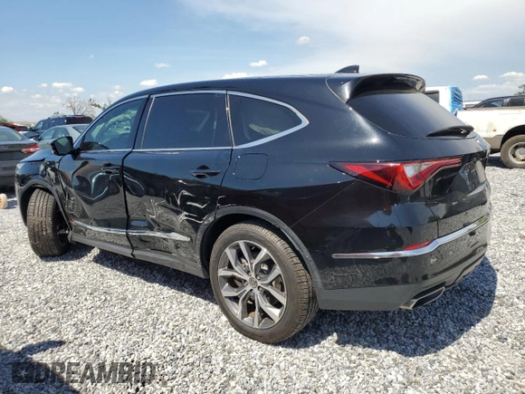 2022 Acura MDX Technology with VIN 5J8YD9H44NL009259, listed as a Copart auction lot 64273575 with 40,217 mi miles and Salvage title. Bid and sale history available at DreamBid. Image 2.