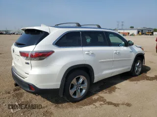 2016 Toyota Highlander Limited with VIN 5TDDCRFH1GS015446, listed as a Copart auction lot 60325195 with 273,836 mi miles and Salvage title. Bid and sale history available at DreamBid. Image 3.