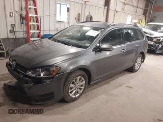2017 Volkswagen Golf S with VIN 3VWC17AU3HM529176, listed as a IAAI auction lot 42752333 with 106,428 mi miles and . Bid and sale history available at DreamBid. Image 2.