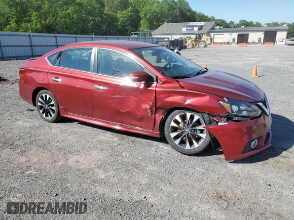 2019 Nissan Sentra SR with VIN 3N1AB7AP4KY253952, listed as a Copart auction lot 55971085 with 84,135 mi miles and Salvage Title. Bid and sale history available at DreamBid. Image 4.