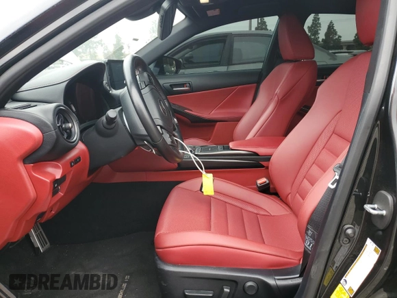 2023 Lexus IS 350 F Sport with VIN JTHGZ1B21P5069896, listed as a Copart auction lot 50947125 with 13,980 mi miles and Salvage title. Bid and sale history available at DreamBid. Image 7.