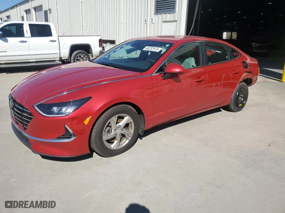 2021 Hyundai Sonata SE with VIN 5NPEG4JA8MH075487, listed as a Copart auction lot 46232415 with 64,686 mi miles and Salvage Title. Bid and sale history available at carsss.com. Image 1.