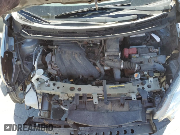 2015 Nissan Note S Plus with VIN 3N1CE2CP4FL358672, listed as a Copart auction lot 52916195 with Not Provided miles and Salvage Title. Bid and sale history available at DreamBid. Image 12.