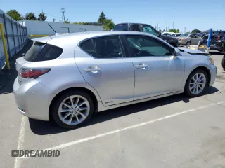 2013 Lexus CT 200h with VIN JTHKD5BH1D2162337, listed as a Copart auction lot 59230295 with 99,070 mi miles and Salvage title. Bid and sale history available at DreamBid. Image 3.