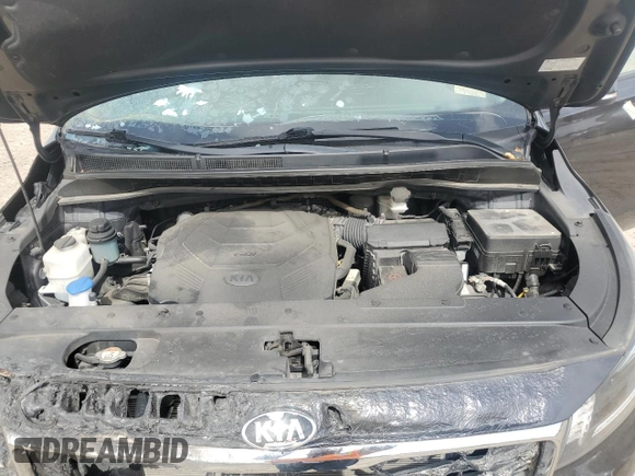 2021 Kia Sedona LX with VIN KNDMB5C17M6665266, listed as a Copart auction lot 48129495 with 57,274 mi miles and Salvage Title. Bid and sale history available at carsss.com. Image 13.