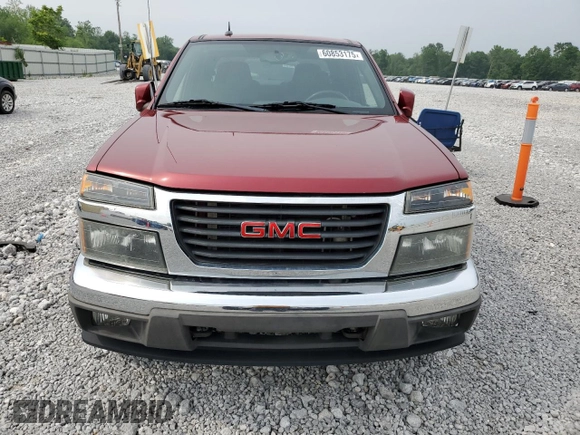 2010 GMC Canyon SLE1 with VIN 1GTJTCDE4A8143006, listed as a Copart auction lot 60853175 with 148,457 mi miles and Salvage title. Bid and sale history available at DreamBid. Image 5.