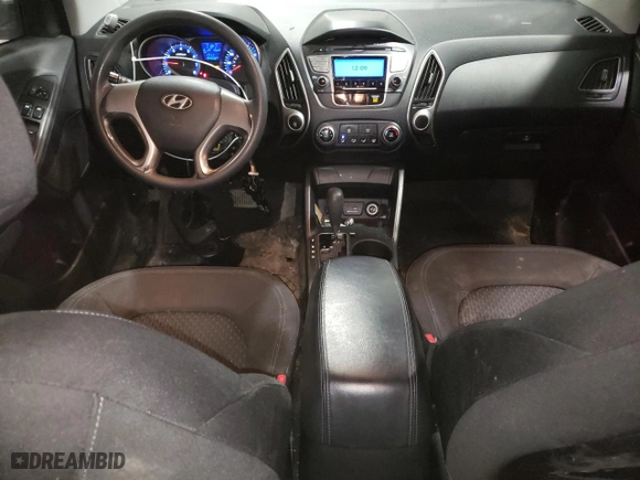 2010 Hyundai Tucson GLS with VIN KM8JT3AC0AU064955, listed as a Copart auction lot 47128395 with 154,232 mi miles and Salvage Title. Bid and sale history available at carsss.com. Image 8.