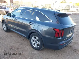 2023 Kia Sorento LX with VIN 5XYRG4LC2PG165455, listed as a IAAI auction lot 41278230 with 45,728 mi miles. Bid and sale history available at carsss.com. Image 3.