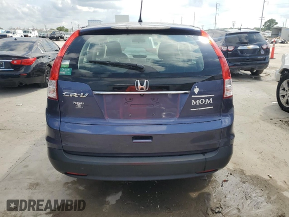 2013 Honda CR-V LX with VIN 3CZRM3H39DG710506, listed as a Copart auction lot 58483705 with 245,244 mi miles and Non repairable. Bid and sale history available at DreamBid. Image 6.