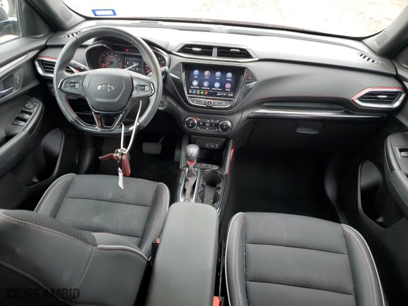 2021 Chevrolet TrailBlazer RS with VIN KL79MTSL0MB146636, listed as a Copart auction lot 45193655 with 67,219 mi miles and Salvage Title. Bid and sale history available at carsss.com. Image 8.