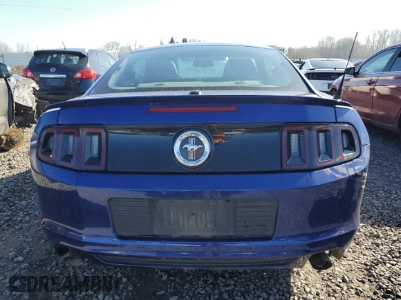 2013 Ford Mustang V6 with VIN 1ZVBP8AM9D5267518, listed as a Copart auction lot 47307545 with 109,784 mi miles and Salvage title. Bid and sale history available at DreamBid. Image 6.