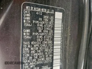 2012 Nissan Cube SL с VIN JN8AZ2KRXCT253710, выставлен на аукционе Copart как лот 61392915 с пробегом 164 438 миль миль и Списание • Salvage title. История ставок и продаж доступна на DreamBid. Изображение 13.