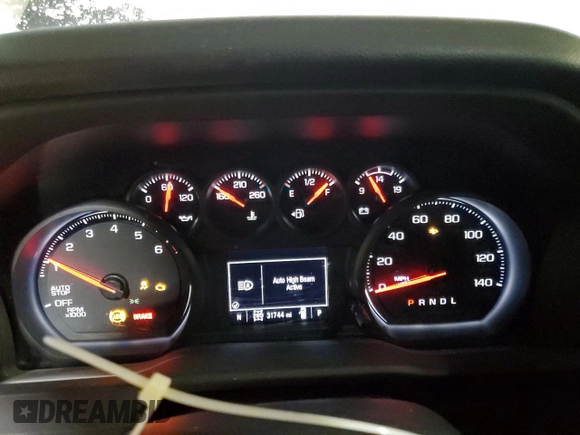 2022 Chevrolet Silverado 1500 Custom Trail Boss with VIN 3GCPDCED9NG673954, listed as a Copart auction lot 84696954 with 31,744 mi miles and Salvage Title. Bid and sale history available at DreamBid. Image 9.