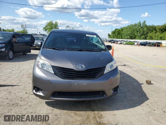 2017 Toyota Sienna L with VIN 5TDZZ3DC5HS818593, listed as a Copart auction lot 56942894 with 114,359 mi miles and Salvage Title. Bid and sale history available at DreamBid. Image 5.