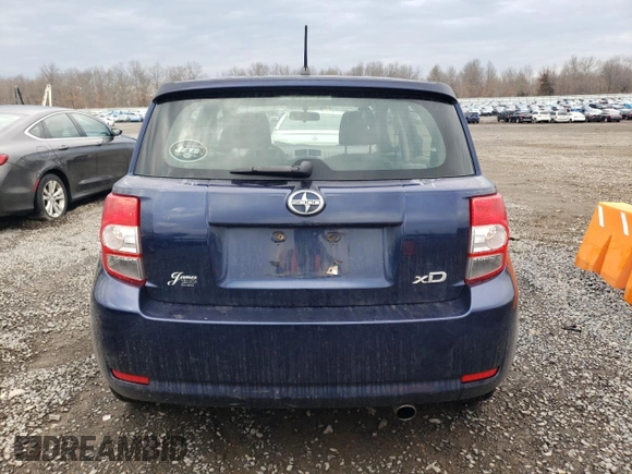 2008 Scion xD with VIN JTKKU10498J001085, listed as a Copart auction lot 47195615 with 191,904 mi miles and Clean Title. Bid and sale history available at carsss.com. Image 6.