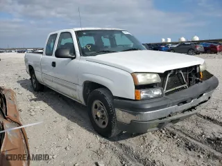 2004 Chevrolet Silverado 1500 Work Truck with VIN 1GCEC19X34Z349531, listed as a Copart auction lot 43471345 with 97,910 mi miles and Salvage Title. Bid and sale history available at carsss.com. Image 4.