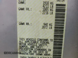 2015 Nissan Altima SV z VIN 1N4AL3AP9FC147973, wystawiony jako Copart lot #58270775 z przebiegiem 69 450 mil mil oraz Szkoda całkowita • Salvage title. Historia ofert i sprzedaży dostępna na DreamBid. Obrazek 12.