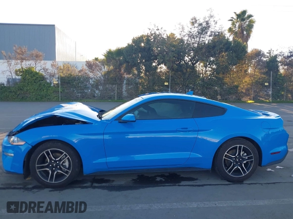 2022 Ford Mustang EcoBoost with VIN 1FA6P8TH4N5106604, listed as a IAAI auction lot 41279530 with 49,110 mi miles. Bid and sale history available at carsss.com. Image 14.