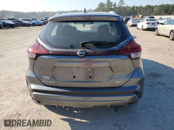 2024 Nissan Kicks SV with VIN 3N1CP5CV9RL529835, listed as a Copart auction lot 46814835 with 3,506 mi miles and Salvage Title. Bid and sale history available at carsss.com. Image 6.