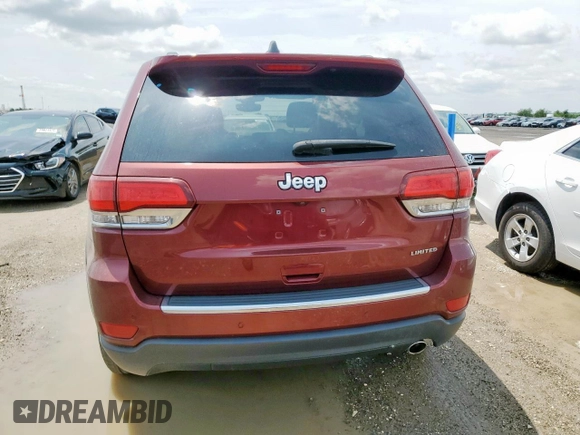 2022 Jeep Grand Cherokee Limited with VIN 1C4RJEBG9NC186848, listed as a Copart auction lot 59087565 with 52,900 mi miles and Salvage title. Bid and sale history available at DreamBid. Image 6.