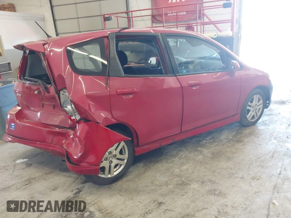 2007 Honda Fit Sport with VIN JHMGD37617S001346, listed as a IAAI auction lot 41825351 with 233,735 mi miles. Bid and sale history available at carsss.com. Image 4.
