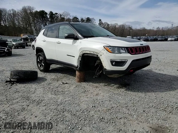 2018 Jeep Compass Trailhawk with VIN 3C4NJDDB9JT451440, listed as a Copart auction lot 47638765 with 115,683 mi miles and Salvage Title. Bid and sale history available at carsss.com. Image 12.
