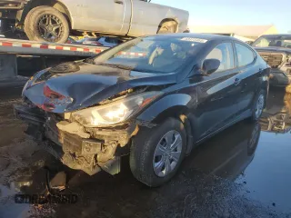 2016 Hyundai Elantra Limited with VIN KMHDH4AEXGU512164, listed as a Copart auction lot 43375465 with 98,642 mi miles and Salvage Title. Bid and sale history available at carsss.com. Image 1.