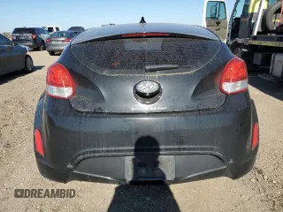 2017 Hyundai Veloster Value Edition with VIN KMHTC6AD6HU318164, listed as a Copart auction lot 48585725 with 112,578 mi miles and Salvage Title. Bid and sale history available at carsss.com. Image 6.