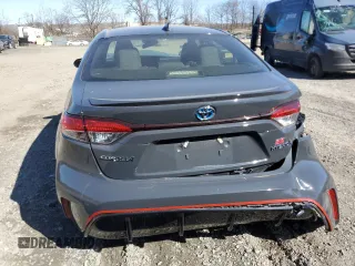 2023 Toyota Corolla Hybrid LE with VIN JTDBDMHE8P3006416, listed as a Copart auction lot 52690885 with 15,349 mi miles and Salvage Title. Bid and sale history available at carsss.com. Image 6.