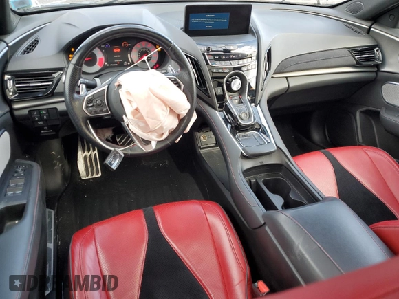 2020 Acura RDX w/A-Spec Pkg with VIN 5J8TC2H60LL041127, listed as a Copart auction lot 43504365 with 75,660 mi miles and Salvage title. Bid and sale history available at DreamBid. Image 8.