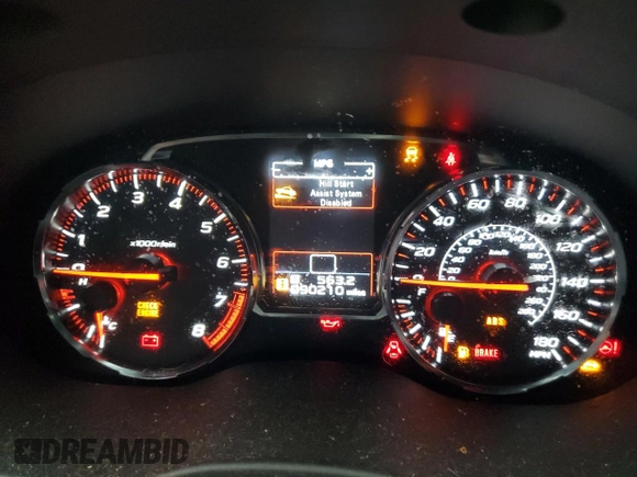 2018 Subaru WRX with VIN JF1VA1A6XJ9801338, listed as a Copart auction lot 51621055 with 90,210 mi miles and Salvage Title. Bid and sale history available at carsss.com. Image 9.