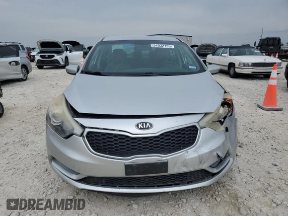 2015 Kia Forte LX with VIN KNAFK4A63F5301594, listed as a Copart auction lot 54932795 with 69,663 mi miles and Salvage Title. Bid and sale history available at carsss.com. Image 5.