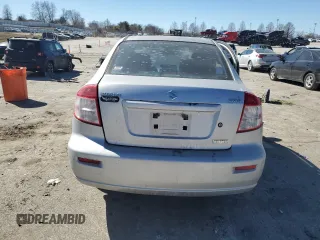 2011 Suzuki SX4 LE with VIN JS2YC5A27B6301040, listed as a Copart auction lot 47218805 with 106,474 mi miles and Salvage Title. Bid and sale history available at carsss.com. Image 6.