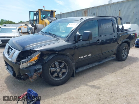 2013 Nissan Titan SV with VIN 1N6AA0EC4DN302479, listed as a IAAI auction lot 42383255 with 112,991 mi miles and . Bid and sale history available at DreamBid. Image 2.
