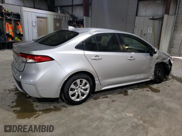 2021 Toyota Corolla LE with VIN JTDEPMAE2MJ132468, listed as a Copart auction lot 47445425 with 88,522 mi miles and Salvage Title. Bid and sale history available at carsss.com. Image 3.