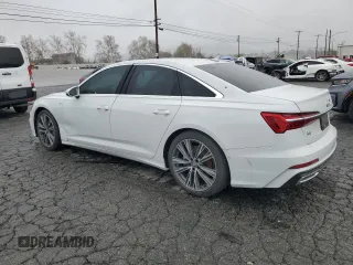 2019 Audi A6 Premium Plus with VIN WAUL2AF21KN065741, listed as a Copart auction lot 45146175 with 27,726 mi miles and Salvage Title. Bid and sale history available at carsss.com. Image 2.