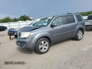 2013 Honda Pilot EX-L with VIN 5FNYF4H50DB017543, listed as a Copart auction lot 59842665 with 119,864 mi miles and Salvage title. Bid and sale history available at DreamBid. Image 1.