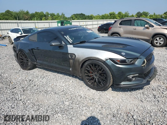 2015 Ford Mustang EcoBoost with VIN 1FA6P8TH4F5341232, listed as a Copart auction lot 58995735 with 202,383 mi miles and Salvage title. Bid and sale history available at DreamBid. Image 4.