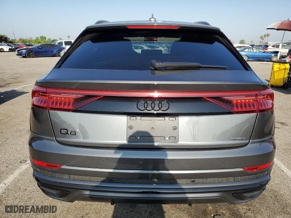 2022 Audi Q8 Premium Plus with VIN WA1EVBF11ND027575, listed as a Copart auction lot 54890503 with 11,579 mi miles. Bid and sale history available at carsss.com. Image 6.