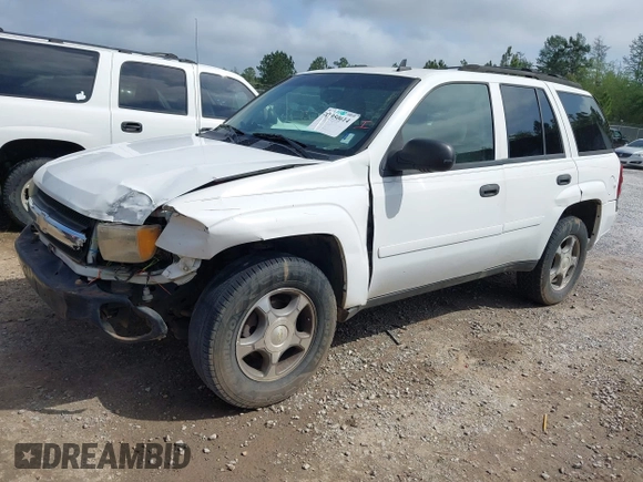 2007 Chevrolet TrailBlazer LS with VIN 1GNDS13S072230724, listed as a IAAI auction lot 41950614 with 195,449 mi miles and . Bid and sale history available at DreamBid. Image 2.