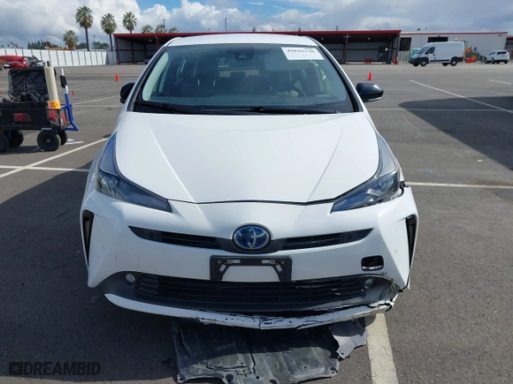 2022 Toyota Prius L Eco with VIN JTDKAMFU5N3174854, listed as a IAAI auction lot 41816230 with 93,444 mi miles. Bid and sale history available at carsss.com. Image 13.