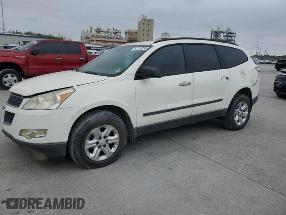 2012 Chevrolet Traverse LS with VIN 1GNKRFED7CJ157270, listed as a Copart auction lot 51219255 with Not Provided miles and Salvage Title. Bid and sale history available at DreamBid. Image 1.
