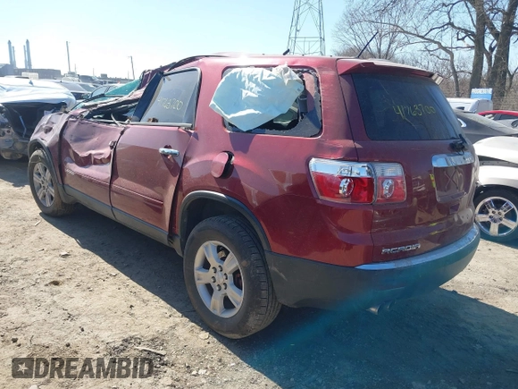 2010 GMC Acadia SLE with VIN 1GKLRLEDXAJ254623, listed as a IAAI auction lot 41763700 with 220,890 mi miles and . Bid and sale history available at DreamBid. Image 3.