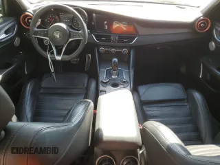 2018 Alfa Romeo Giulia Ti Sport with VIN ZARFAECN6J7575116, listed as a Copart auction lot 52331495 with 46,355 mi miles and Salvage title. Bid and sale history available at DreamBid. Image 8.