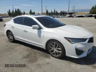 2020 Acura ILX w/Premium Pkg with VIN 19UDE2F76LA007053, listed as a Copart auction lot 50260555 with 53,264 mi miles and Salvage Title. Bid and sale history available at carsss.com. Image 4.