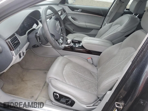 2013 Audi A8 3.0L with VIN WAUAGAFD2DN016626, listed as a Copart auction lot 51662665 with 73,741 mi miles and Salvage title. Bid and sale history available at DreamBid. Image 7.